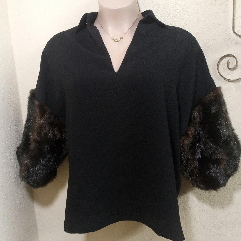 Zara Black Chic Blouse